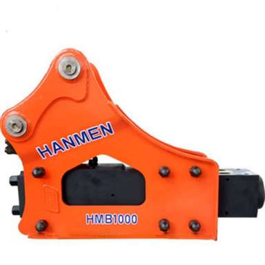 side type  hydraulic rock breaker hammer for excavator