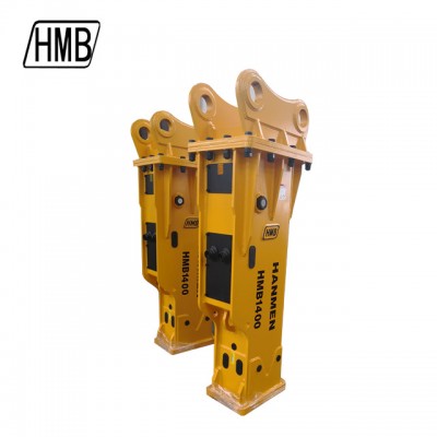 Hydraulic breaker hammer backhoe loader / backhoe with rock breaker hammer with perfect vibration level