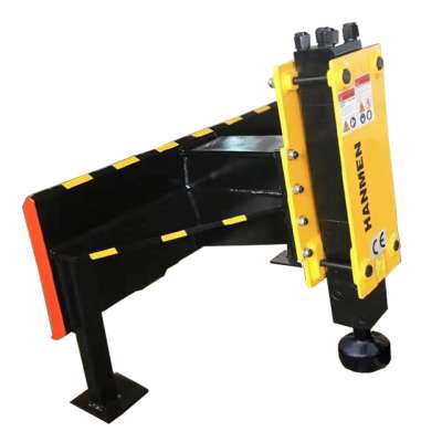 post driver for skid steer loader mount 3-7T  with chisel 68mm hot sale in usa market